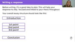 Writing an extended response on 'A Christmas Carol' Instructional Video