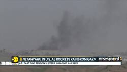 Israel-Gaza war: Hamas fires rockets at Israeli cities in the south News Clip