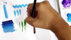 Introduction to Acrylic Painting Tools and Techniques Instructional Video