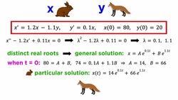 Systems of Differential Equations Part 1: Modeling and Elimination Instructional Video