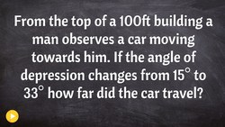 How to find the distance a car travels with changing angle Instructional Video