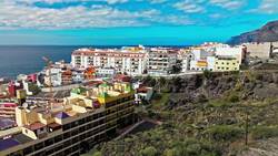 Tenerife's Splendors: Cinematic Drone Adventure over The Canaries Stock Footage