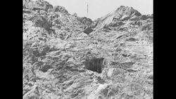 During Great Depression, men find employment constructing Hoover Dam in Boulder Canyon of Colorado River in Nevada News Clip