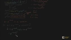 Critically damped motion formula proof (2/2) Instructional Video