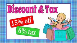 Finding Discount and Tax Instructional Video