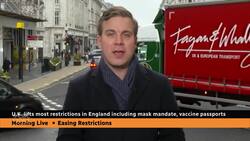 Most COVID-19 restrictions lifted in England, including mask mandate, vaccine passports News Clip