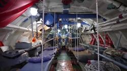 CLEAN : Albania's Soviet-era submarine awaits its fate, refusing to sink News Clip