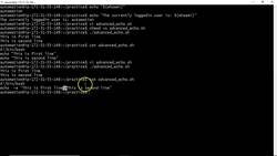 Bash Shell Scripting- Advanced Usage of the echo command Instructional Video