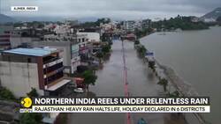 India reels under relentless rains, 16 killed in Uttar Pradesh, over 159 dead in Pakistan News Clip
