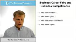 Business Competitions and Career Fairs Instructional Video