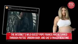 Pope Francis REBORN? Netizens Declare Trisha Paytas' Baby Is Next Big REINCARNATION & She REACTS News Clip