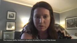 #TheMoment DeMar DeRozan's daughter screamed at the Raptors News Clip