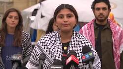 Protester says 'no business as usual' on U of T campus until demands met News Clip