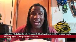 Canadian hockey player cut from team after apparent racist gesture on ice News Clip