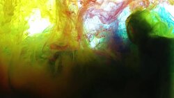 Abstract Colorful Color Spreading in Water Stock Footage