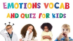 Emotions For Kids | Vocabulary And Game | ESL Kids | 4K Instructional Video