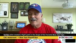 Why this pilot drew the Toronto Blue Jays logo in the sky News Clip