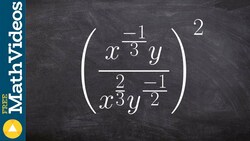 Simplify an expression Instructional Video