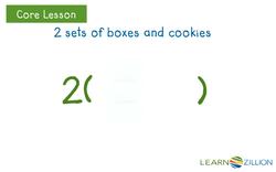 Applying the Distributive Property with Visual Models Instructional Video
