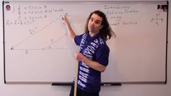 Introductory Vector Addition Problem using Component Vectors Instructional Video