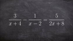 Find all the solutions of a rational equation and check your solution Instructional Video