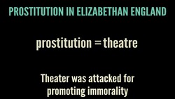 Hamlet 3.4 Dig Deeper: Prostitution in Elizabethan England Instructional Video