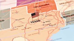 Texas from USA States Stock Footage