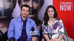 'Kafas' crew promotes new drama in Mumbai: Co-stars Sharman Joshi, Mona Singh stressed on importance of topic News Clip