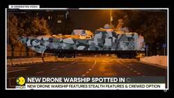 China's New Stealth Drone Warship Seen Ahead of Massive Victory Day Parade News Clip