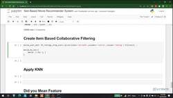 Recommender Systems with Machine Learning - Create Collaborative Filter Instructional Video