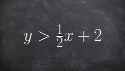 Graphing a linear inequality when your test point is false Instructional Video