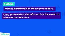 GCSE Secondary English Age 13-17 - Writing: Forms of Writing: Fiction Part 2 - Explained Instructional Video