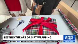 How are your gift-wrapping skills? We put shoppers to the test News Clip