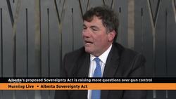Alberta's proposed sovereignty act raising more questions over gun control News Clip