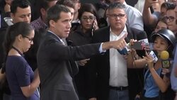 CLEAN : Venezuela's Guaido holds session at Hatillo theatre News Clip