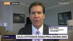 Mark Esper on Israel, Ceasefire, Ukraine Aid News Clip