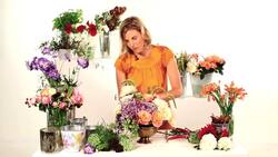 How to Place Flowers in a Floral Foam Arrangement Instructional Video