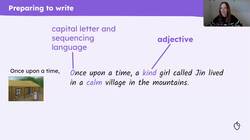 Writing the beginning of the story: 'The Magic Porridge Pot' Instructional Video