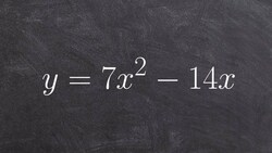 How to solve a quadratic by factoring out the GCF and using the zero product property Instructional Video