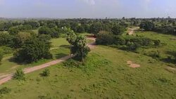 Indian Hills with Fields and Forest Stock Footage