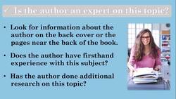 Evaluating Print Sources Instructional Video