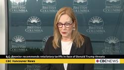 B.C. premier recommends retaliatory tariffs in face of Donald Trump's threats News Clip