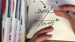 Alternate Exterior Angles Example Problem Instructional Video