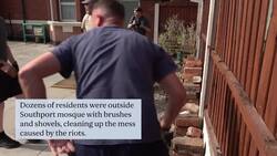 Southport locals begin clean-up effort following violent disorder Instructional Video