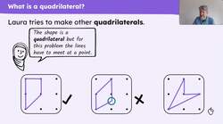 Identify properties of quadrilaterals Instructional Video