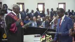 South Sudan's rival leaders form coalition government News Clip