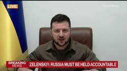 Russian Military Must Be Brought to Justice: Zelenskiy News Clip