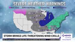 Massive Winter Storm Intensifying Across The U.S. News Clip
