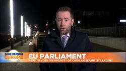 Catalan separatist leaders take up MEP seats in blow to Madrid News Clip