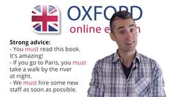 Modal Verbs - How to Use Must, Have to and Should - English Grammar Lesson Instructional Video